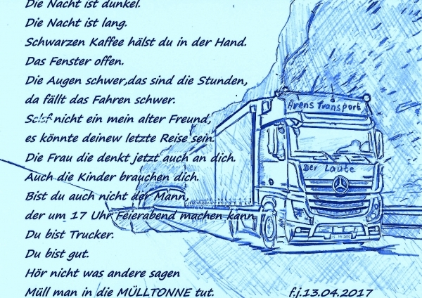 Bildgedicht: Trucker......
