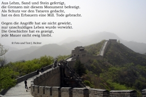 Vorschau Bildgedicht: Chinesische Mauer 2006