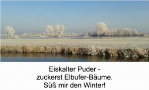 Vorschau Bildgedicht: Winter-Elbe-Traum (Haiku)