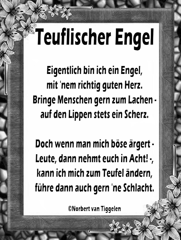 Bildgedicht: Teuflischer Engel