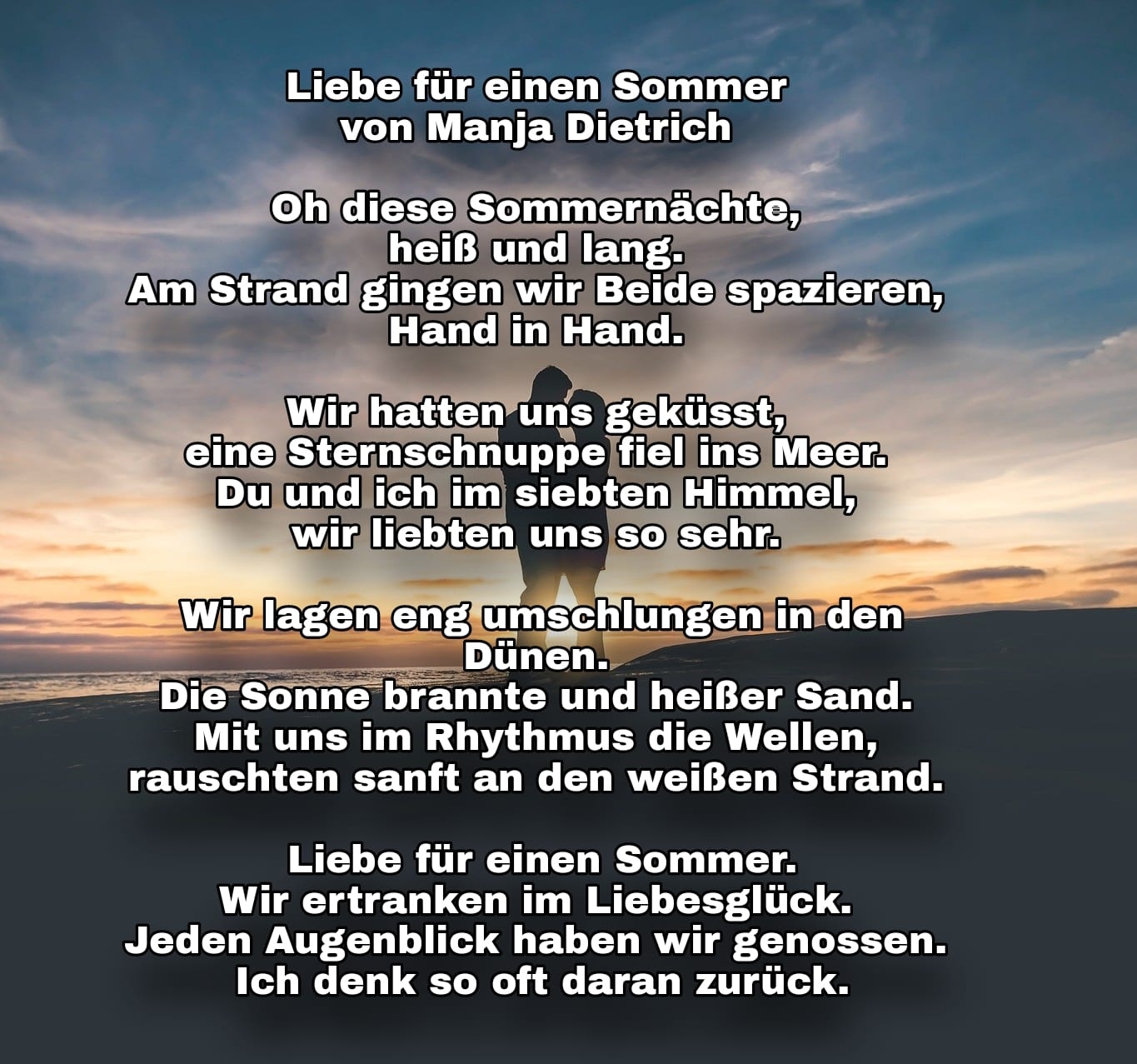 Bildgedicht: Liebe für einen Sommer 