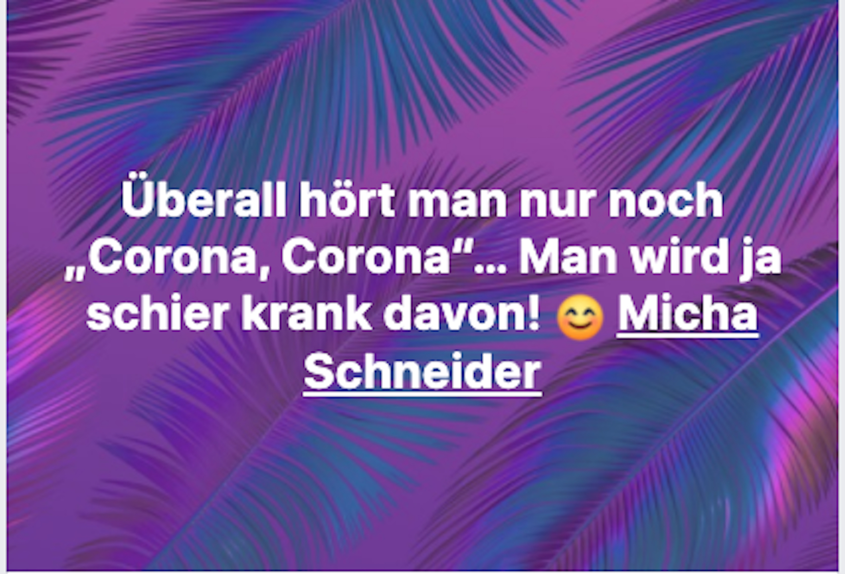 Bildgedicht: Corona