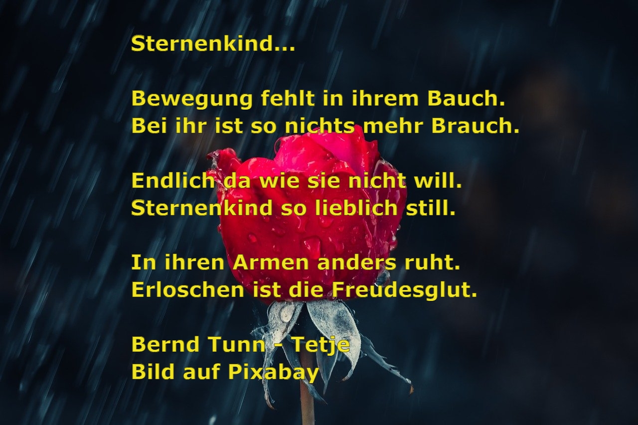 Bildgedicht: Sternenkind...