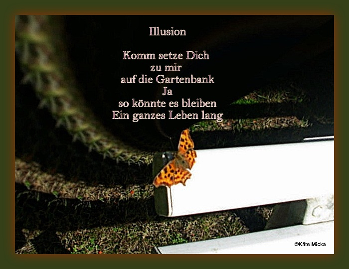 Bildgedicht: Illusion