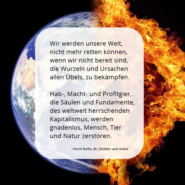 Bildgedicht: Wir werden unsere Welt nicht mehr retten können. (2)