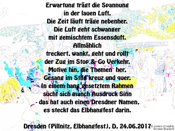 Bildgedicht: Erwartung Festumzug