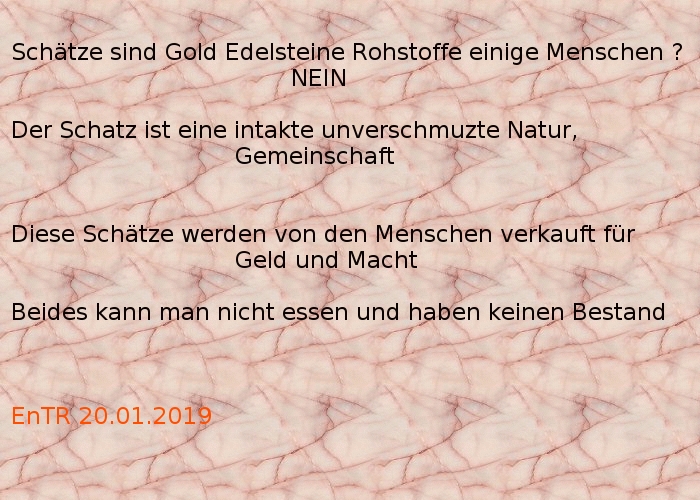 Bildgedicht: Schätze