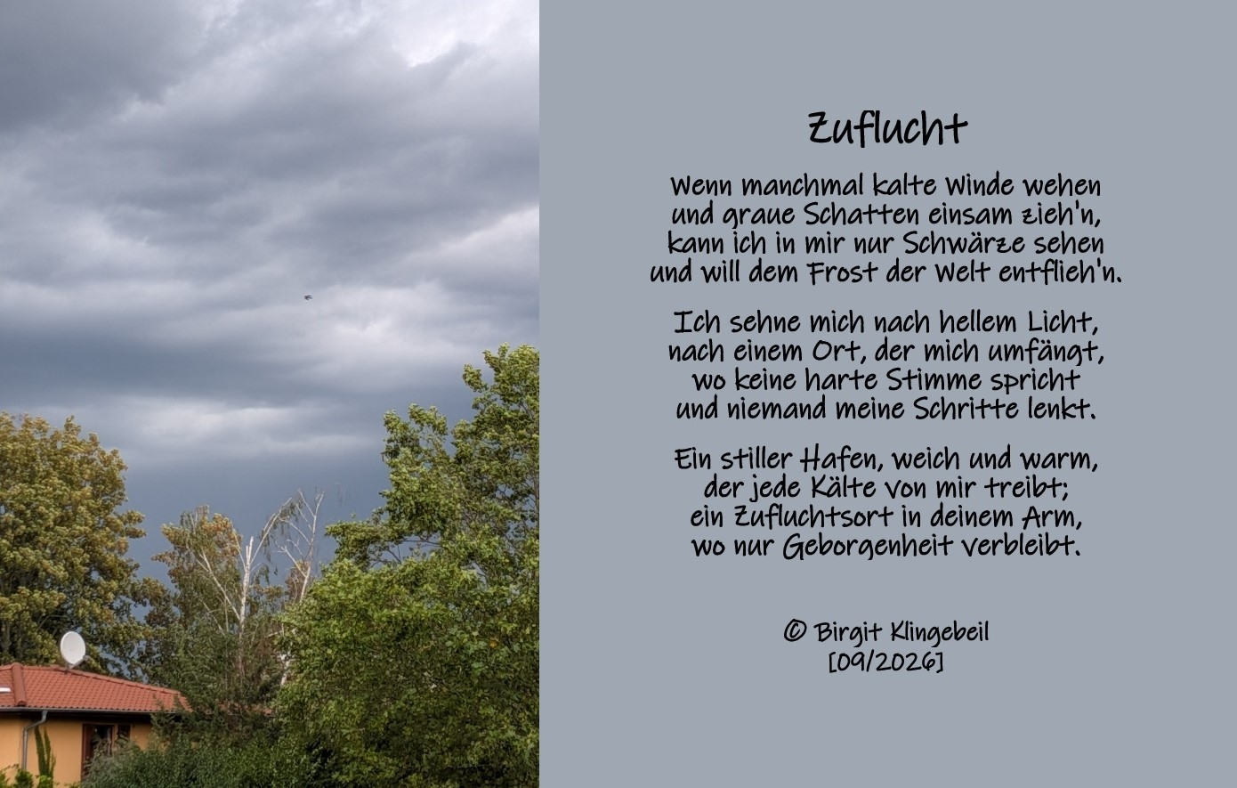 Bildgedicht: Zuflucht