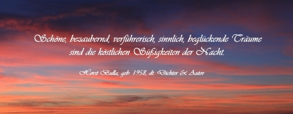 Bildgedicht: Schöne bezaubernde Träume