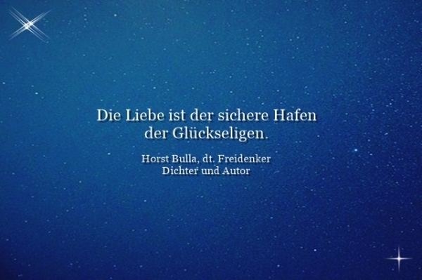 Bildgedicht: Die Liebe ist der sichere Hafen