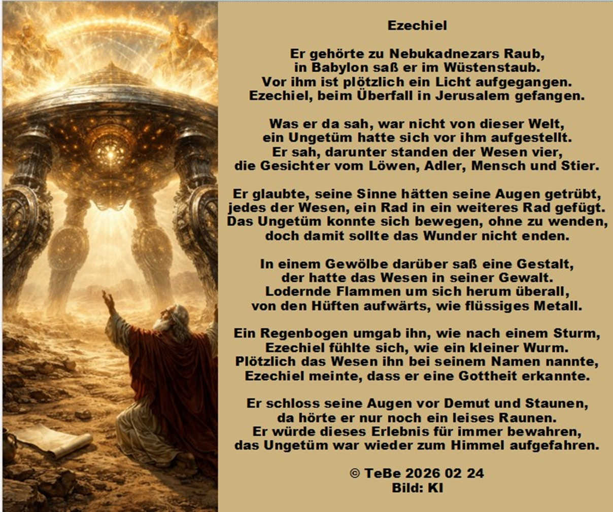 Bildgedicht: Ezechiel
