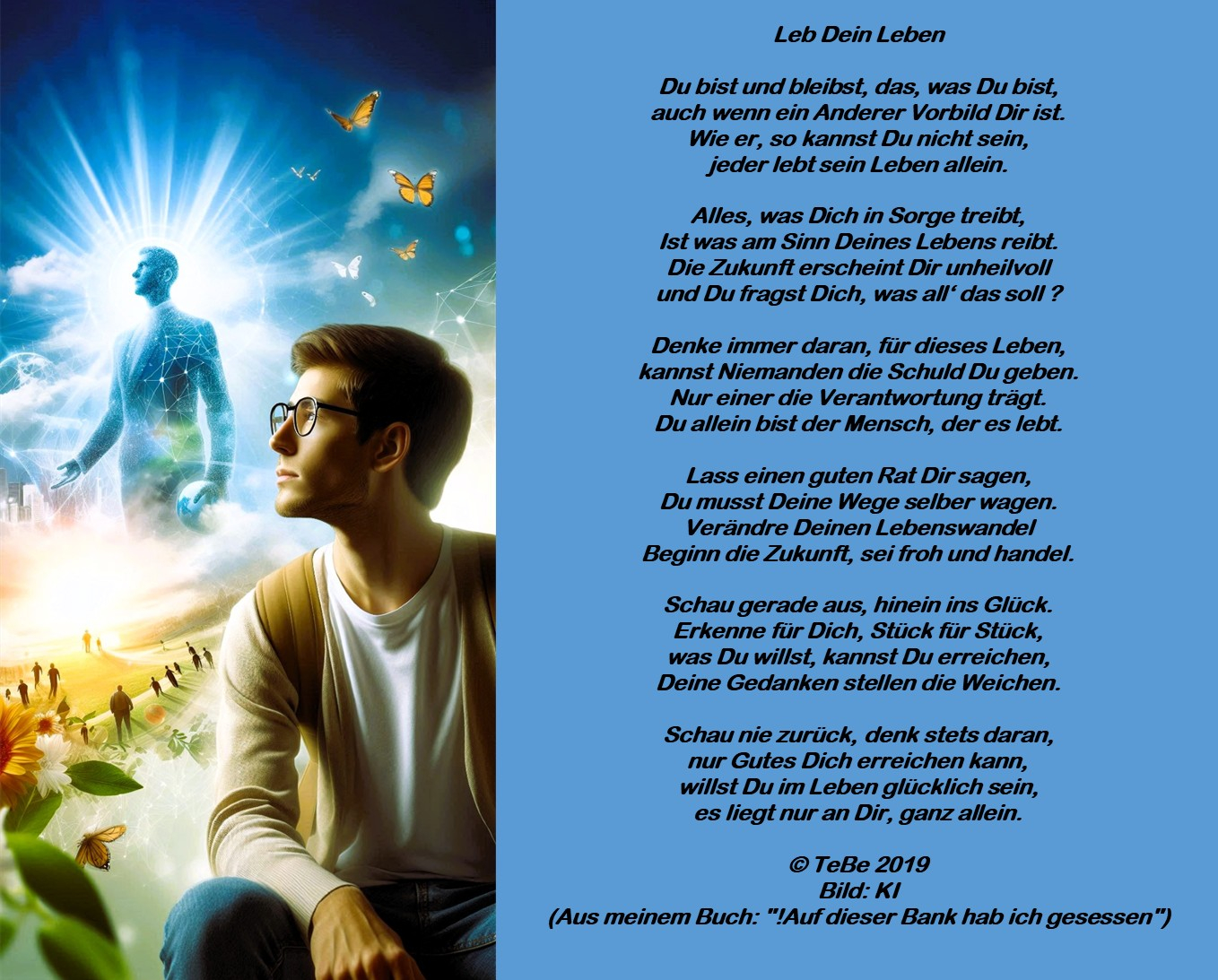 Bildgedicht: Leb Dein Leben
