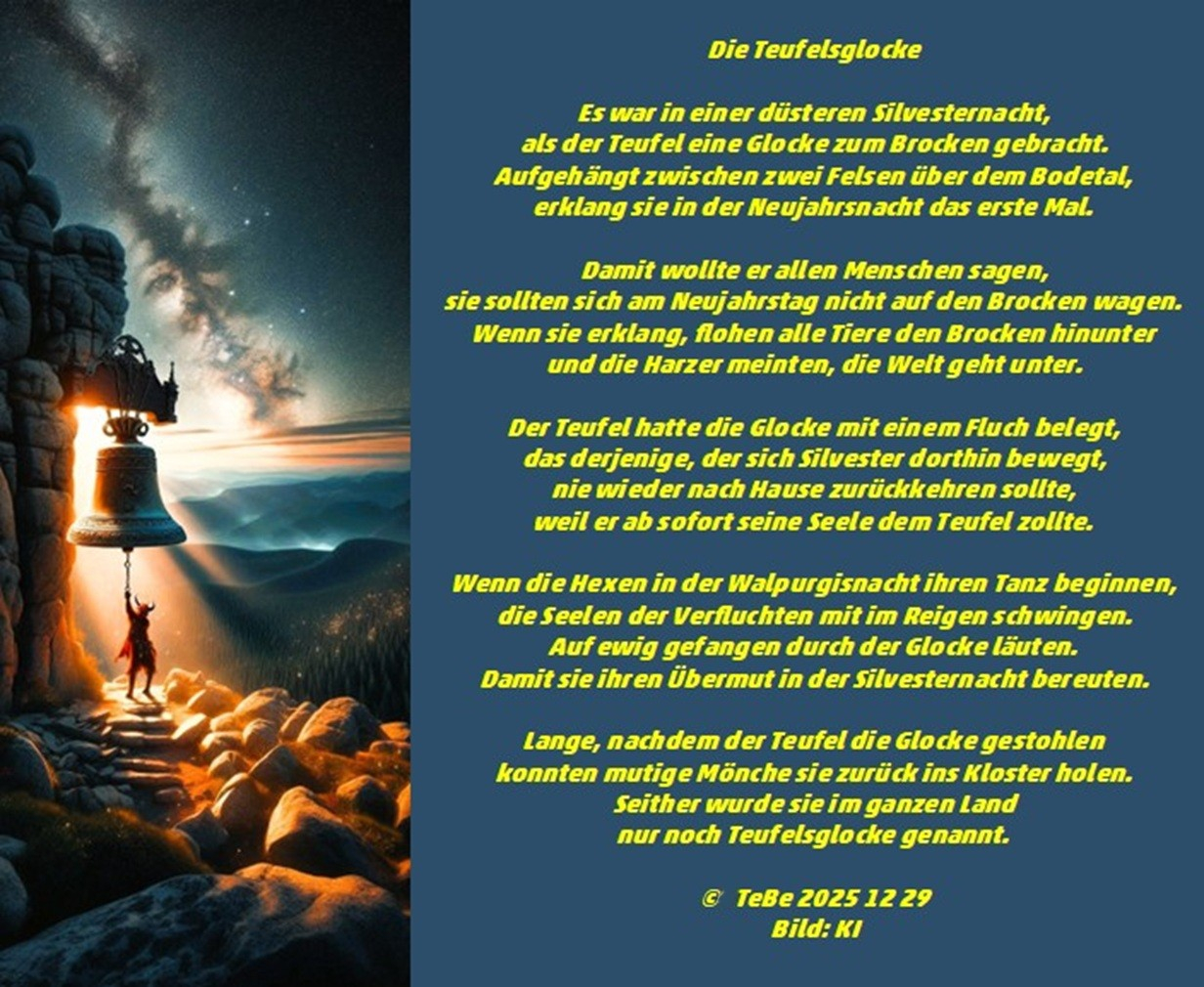 Bildgedicht: Die Teufelsglocke