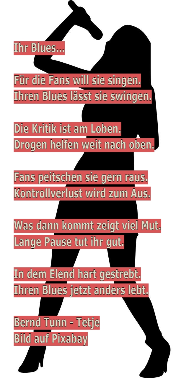 Bildgedicht: Ihr Blues...