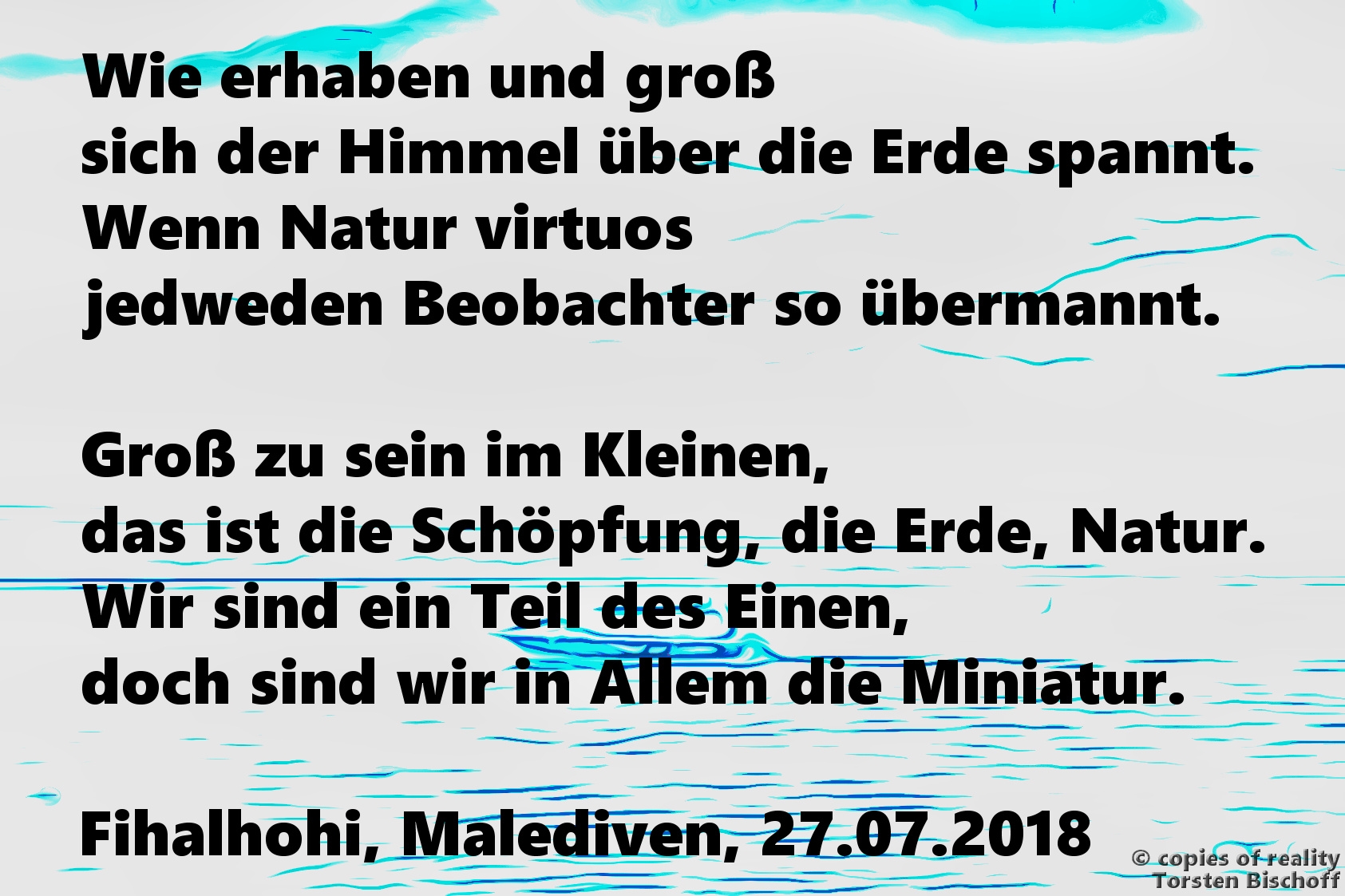 Bildgedicht: Groß und Klein