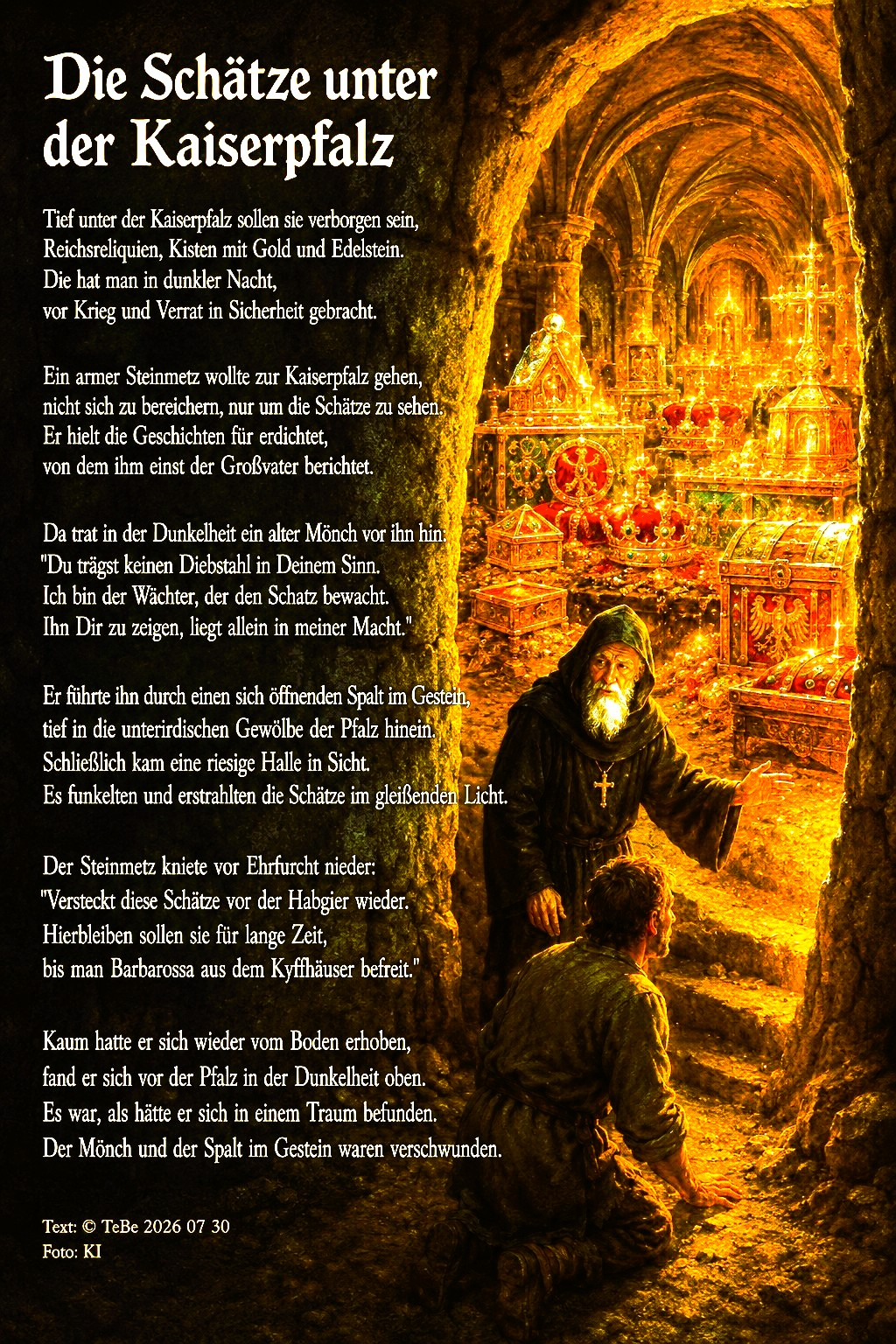 Bildgedicht: Schatz unter der Kaiserpfalz