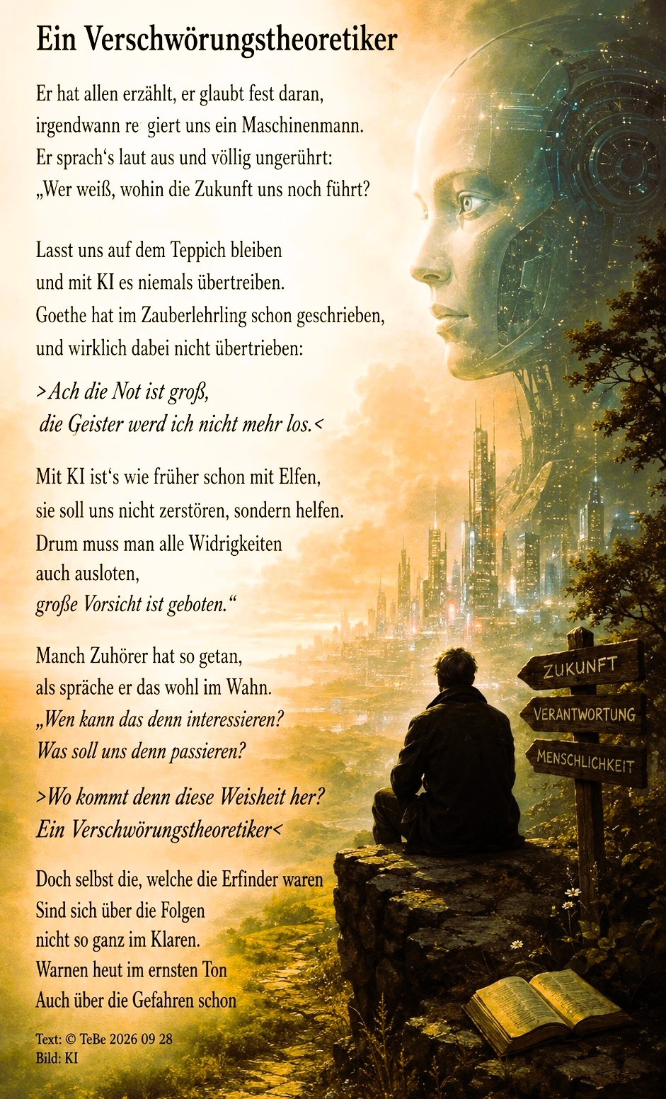 Bildgedicht: Verschw&ouml;rungstheoretiker