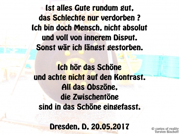 Bildgedicht: "Das Schöne"