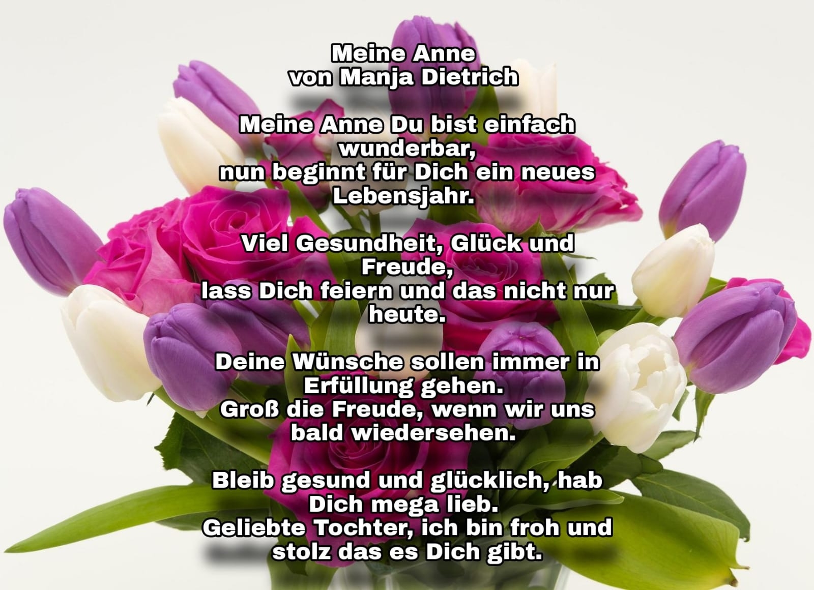 Bildgedicht: Meine Anne 