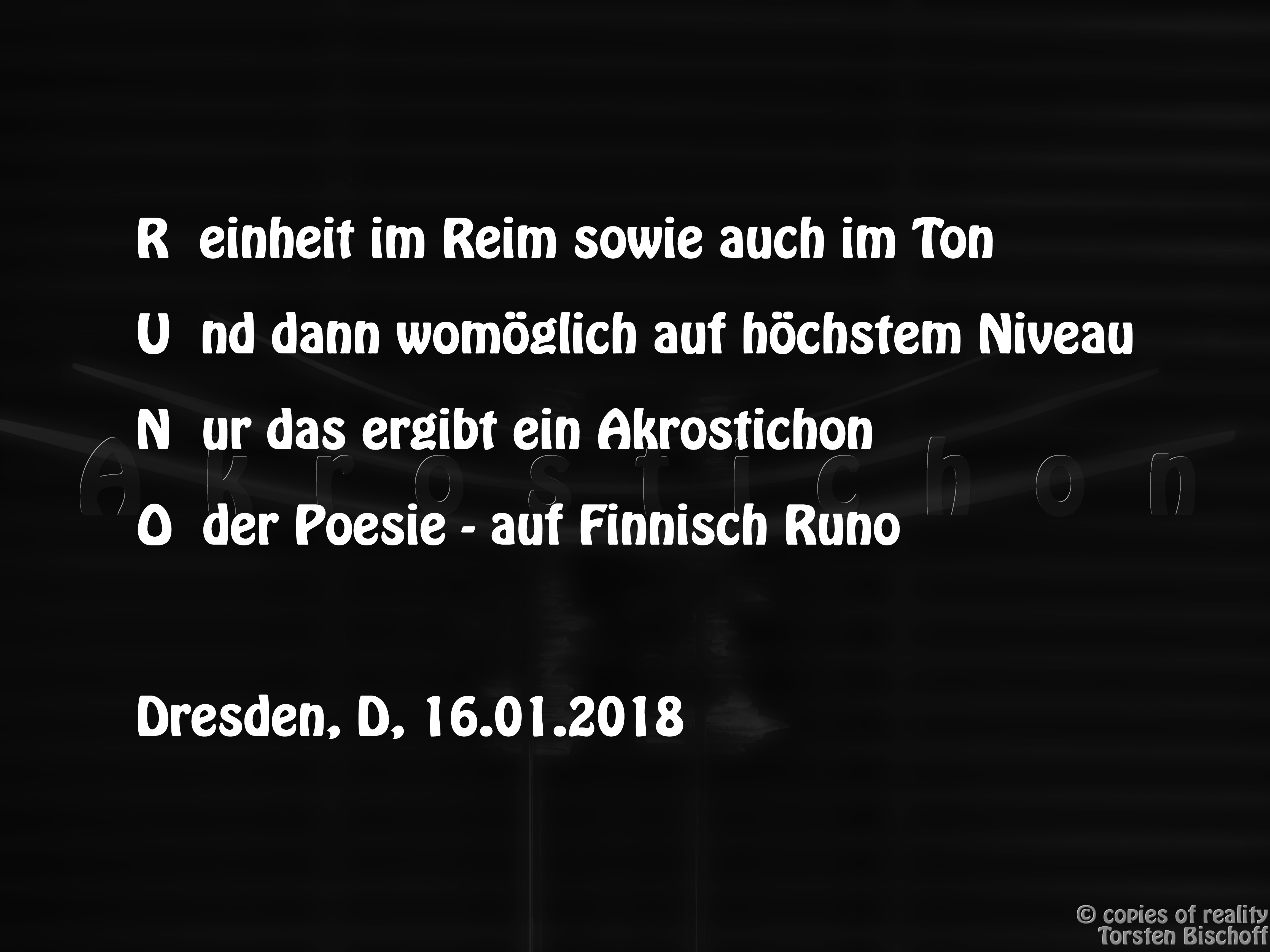 Bildgedicht: Poesie