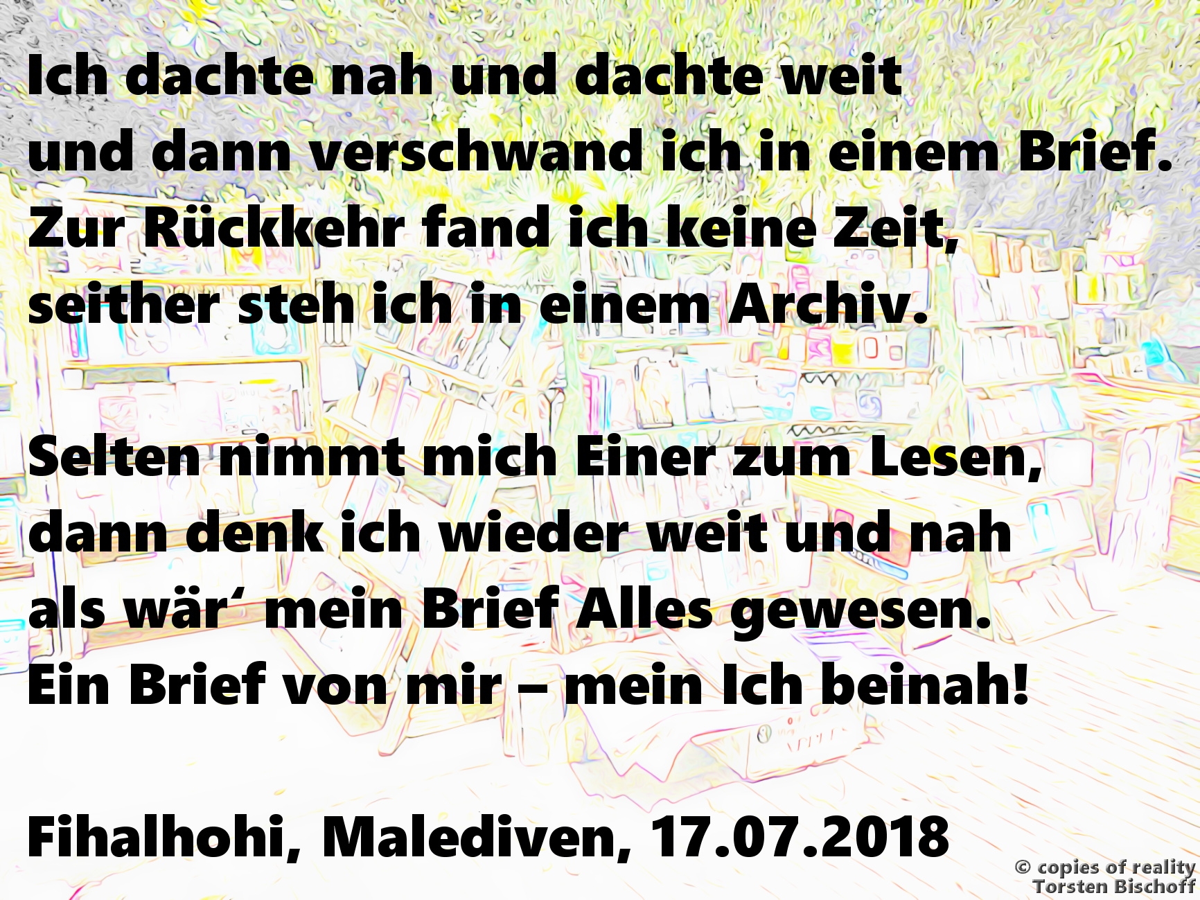 Bildgedicht: Beinah Ich