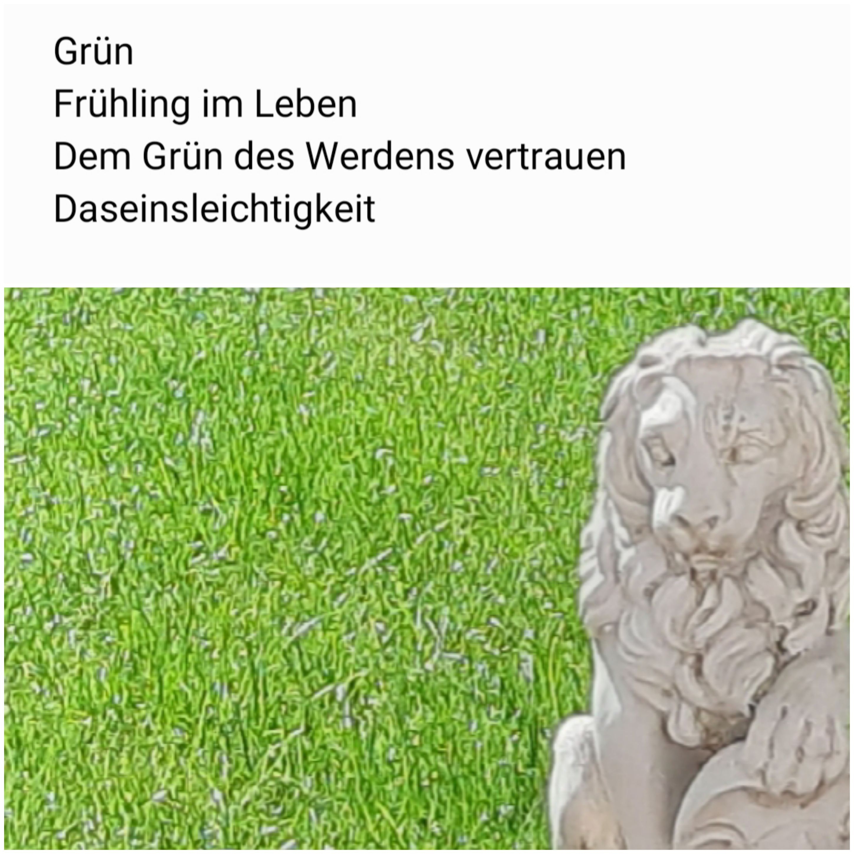 Bildgedicht: Grün