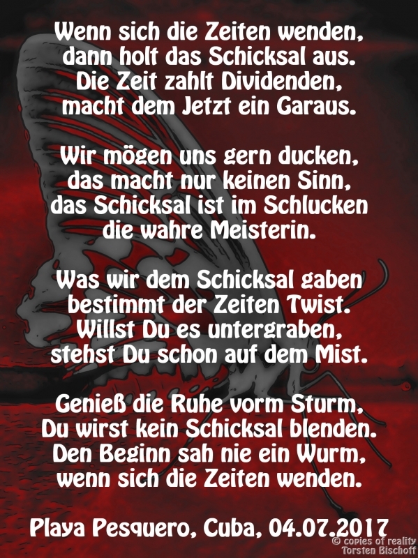 Bildgedicht: Zeitenwende