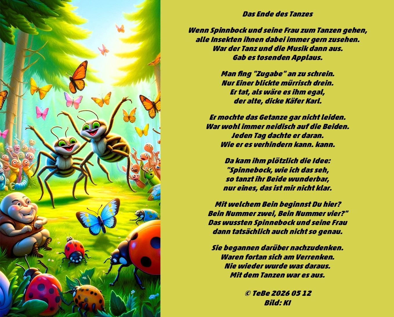 Bildgedicht: Das Ende des Tanzes