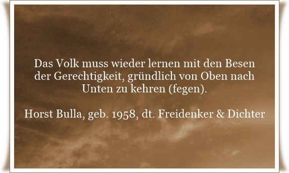 Bildgedicht: Das Volk muss wieder lernen