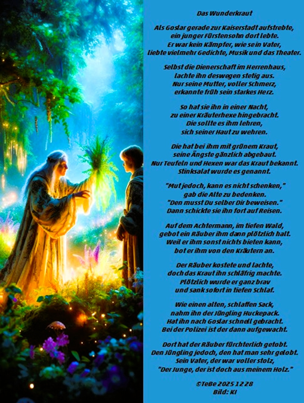 Bildgedicht: Das Wunderkraut