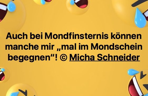 Bildgedicht: Im Mondschein begegnen bei Mondfinsternis