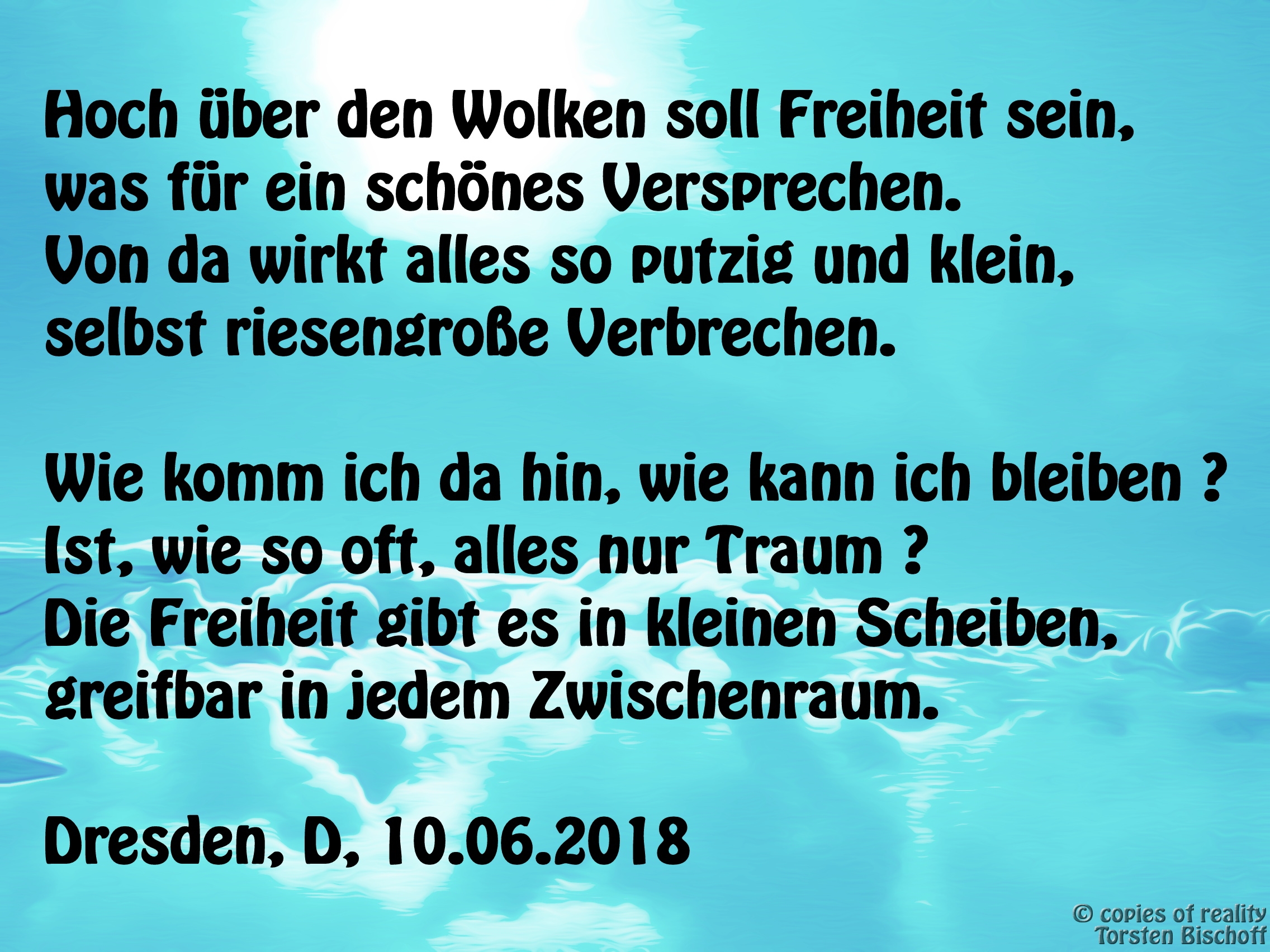 Bildgedicht: Freiheit