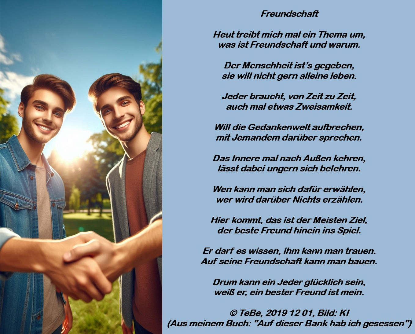 Bildgedicht: Freundschaft