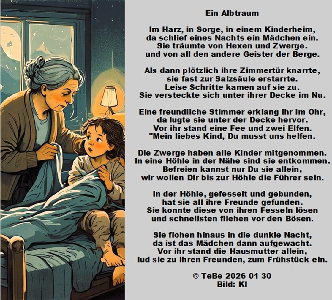 Bildgedicht: Ein Albtraum
