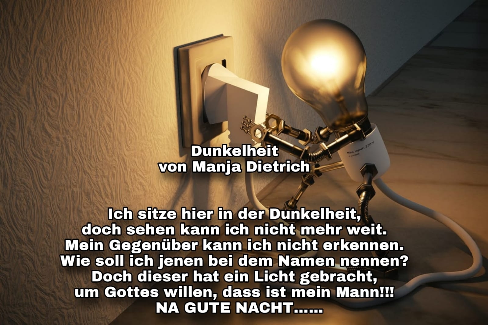 Bildgedicht: Dunkelheit 