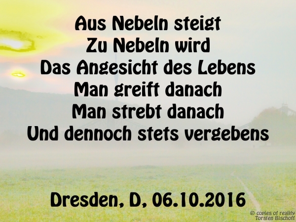 Bildgedicht: Nebel