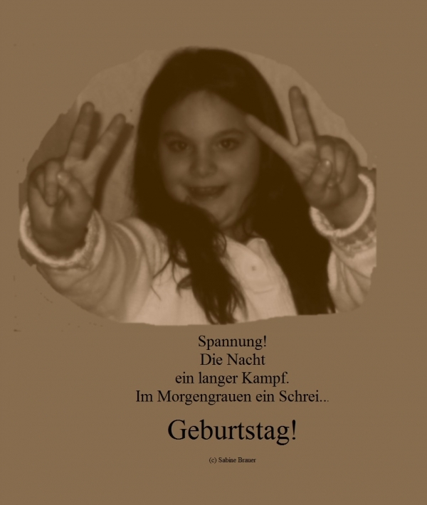 Bildgedicht: Der Geburtstag