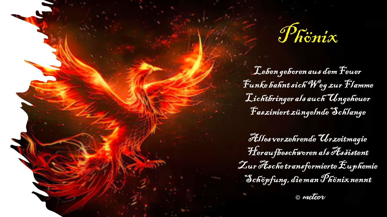 Bildgedicht: Ph&ouml;nix