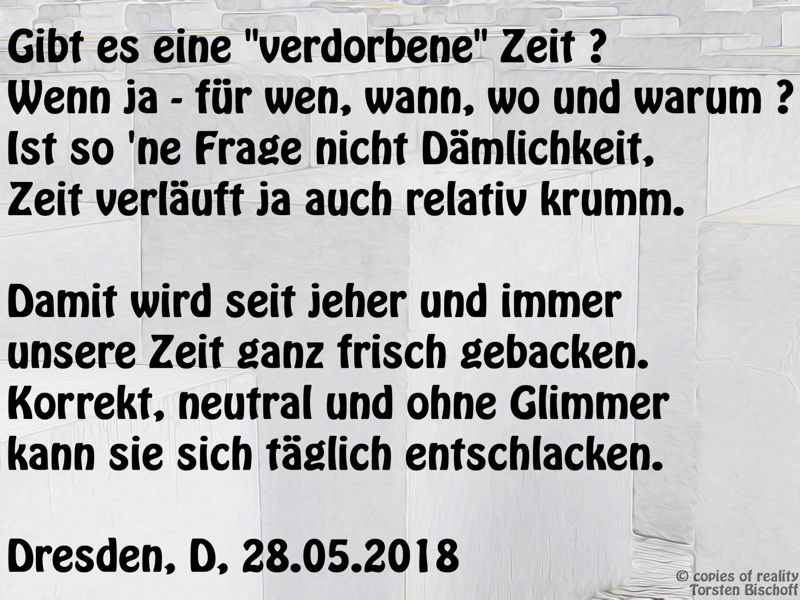 Bildgedicht: Ach Öko