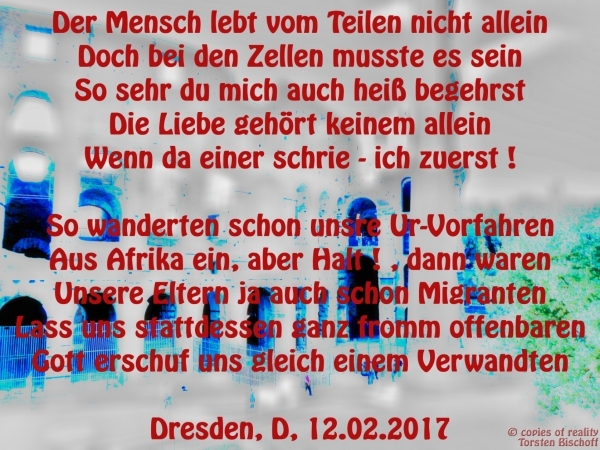 Bildgedicht: Teilen