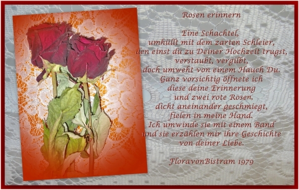 Bildgedicht: Rosen erinnern