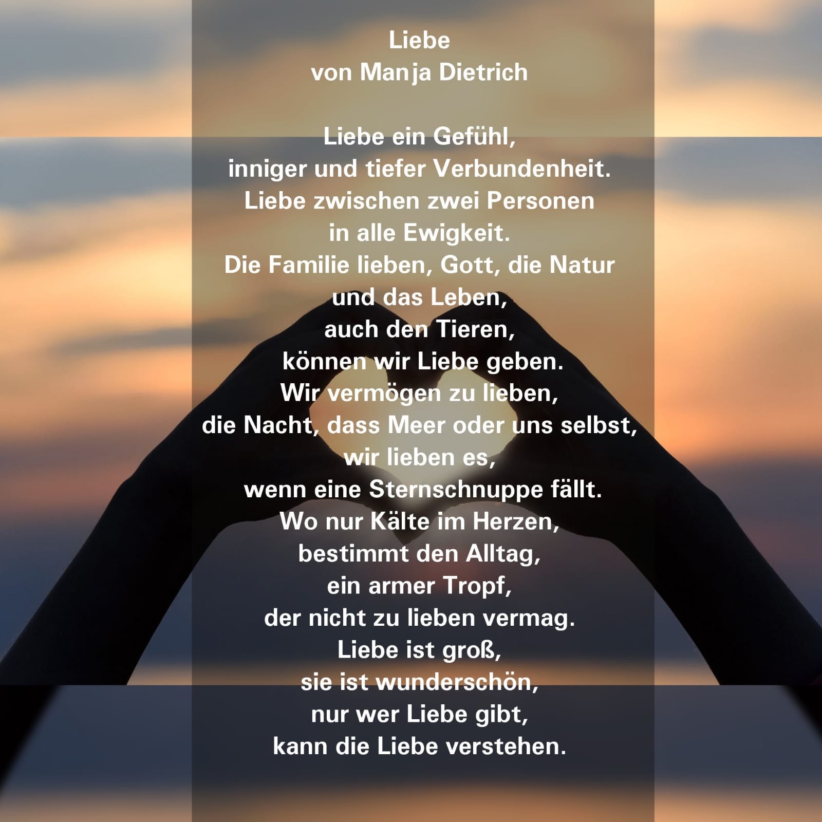 Bildgedicht: Liebe 