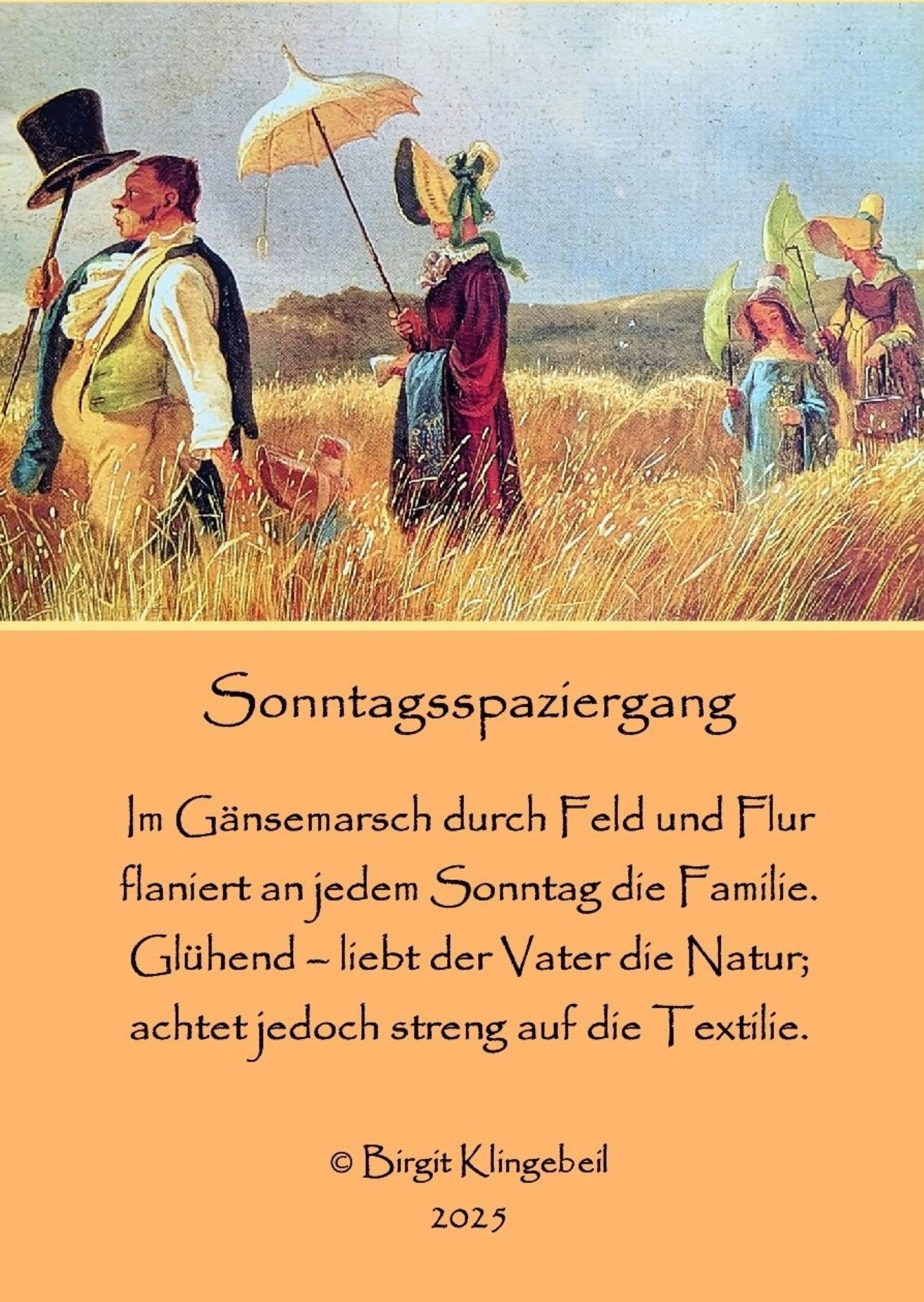 Bildgedicht: Der Sonntagsspaziergang
