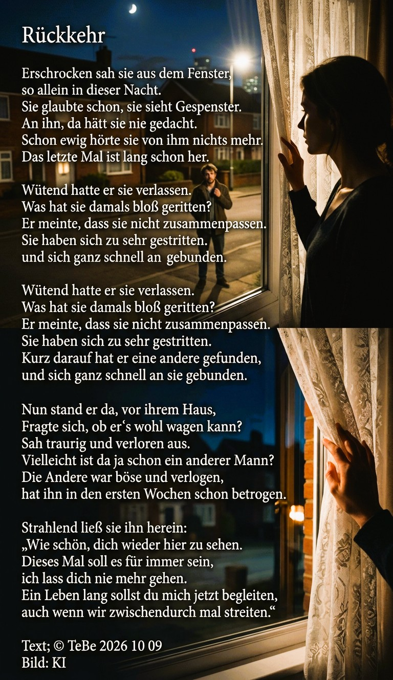 Bildgedicht: R&uuml;ckkehr