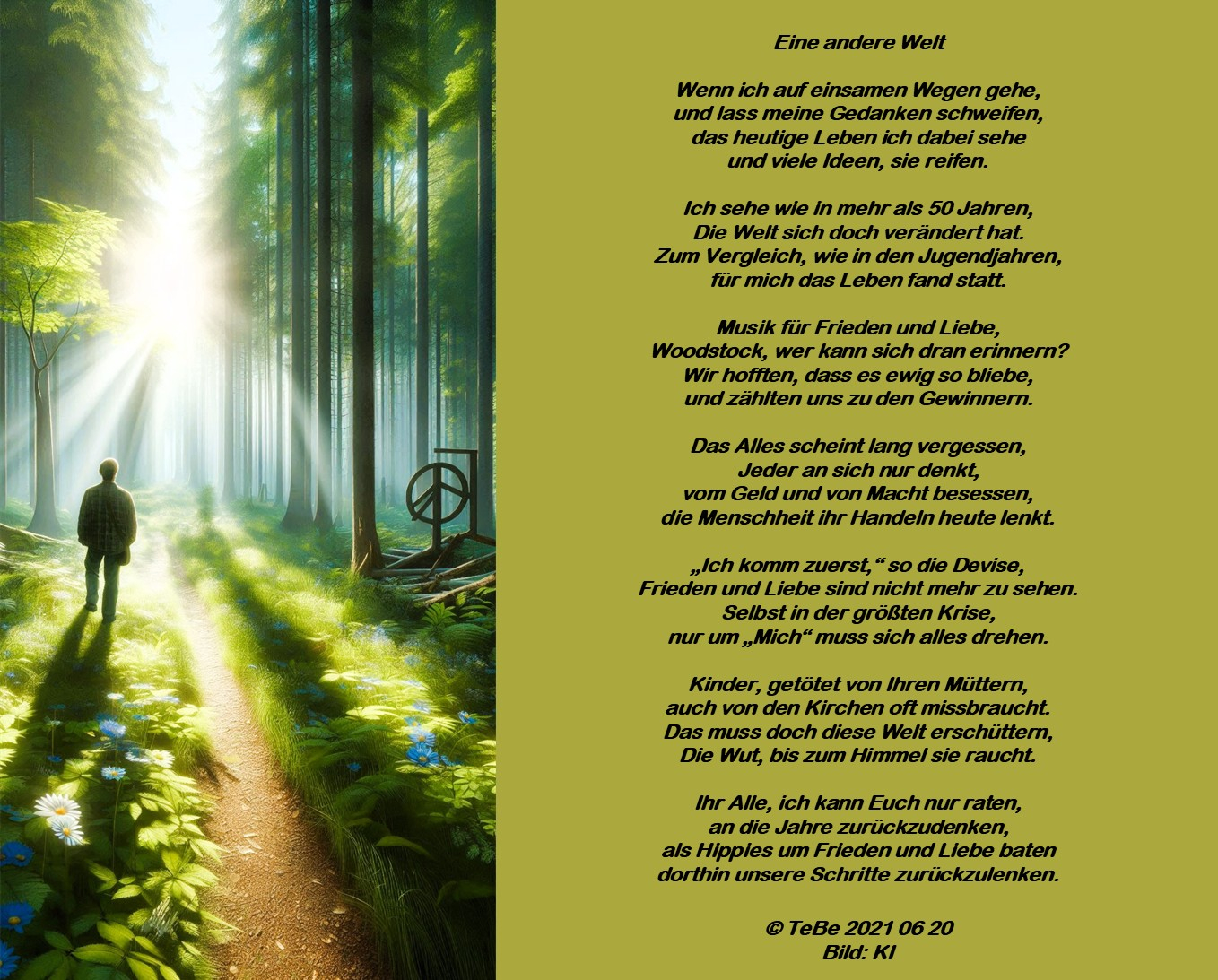 Bildgedicht: Eine andere Welt