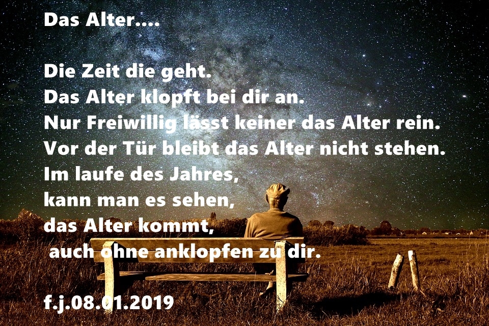 Bildgedicht: Das Alter..