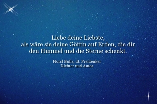 Bildgedicht: Liebe deine Liebste