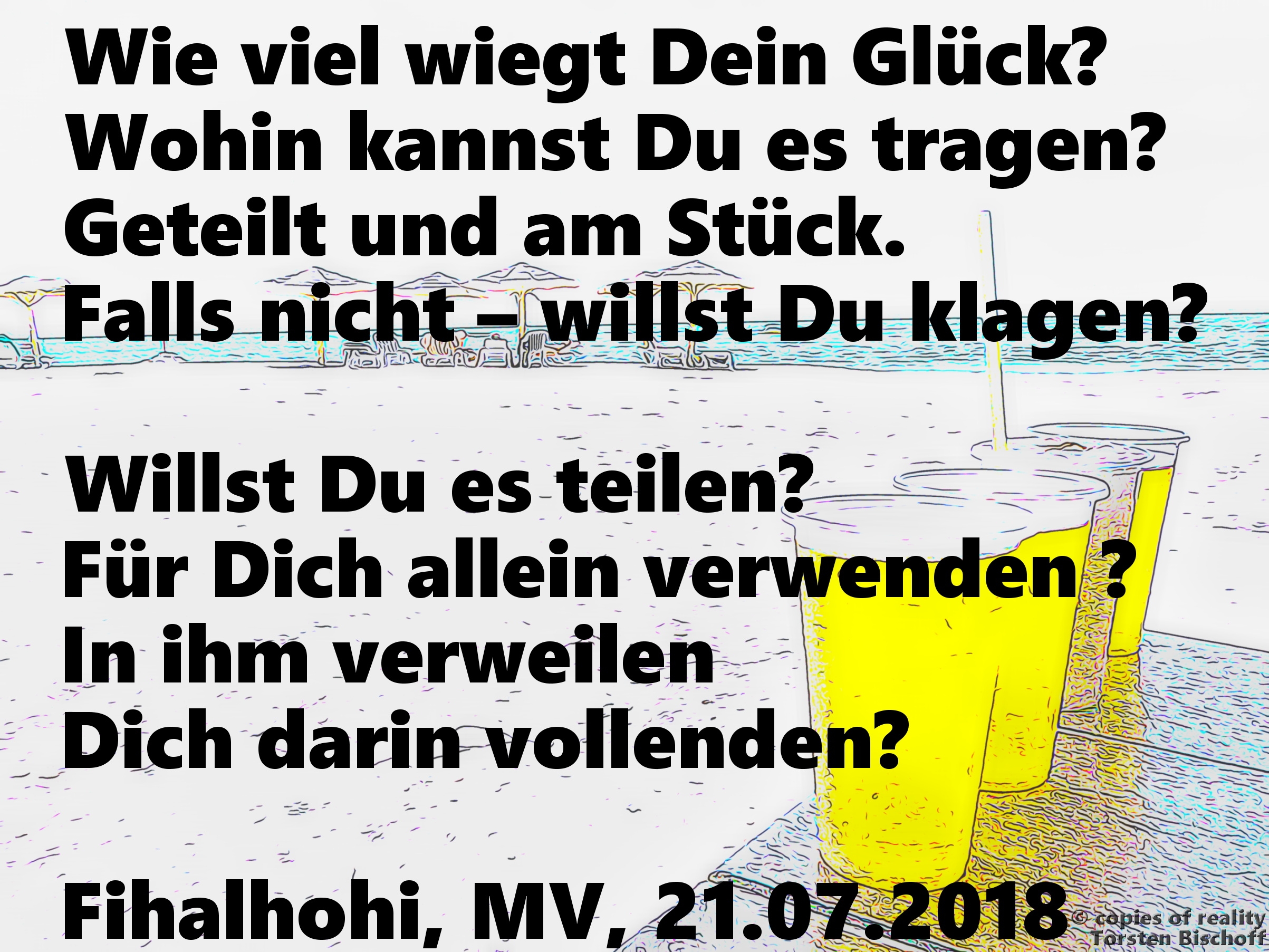 Bildgedicht: Glück