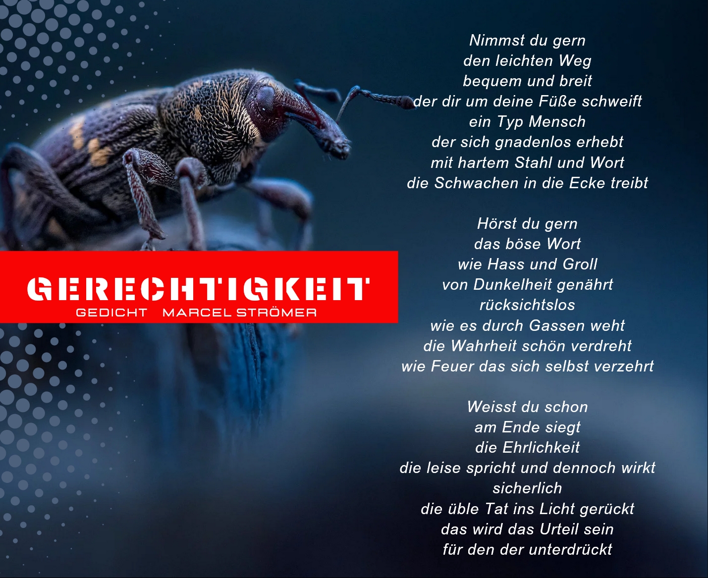 Bildgedicht: Gerechtigkeit 