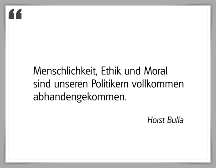 Bildgedicht: "Menschlichkeit, Ethik und Moral"